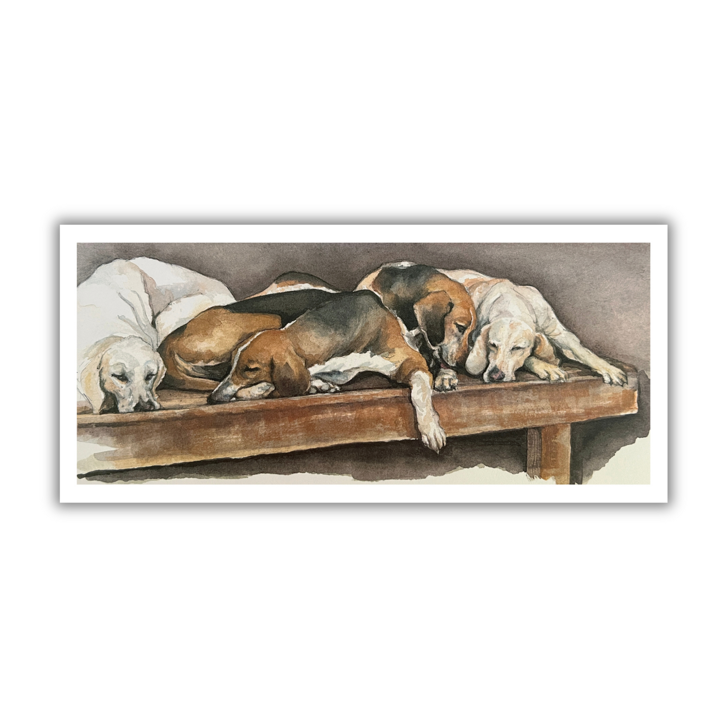 "Sleeping" Greetings Card