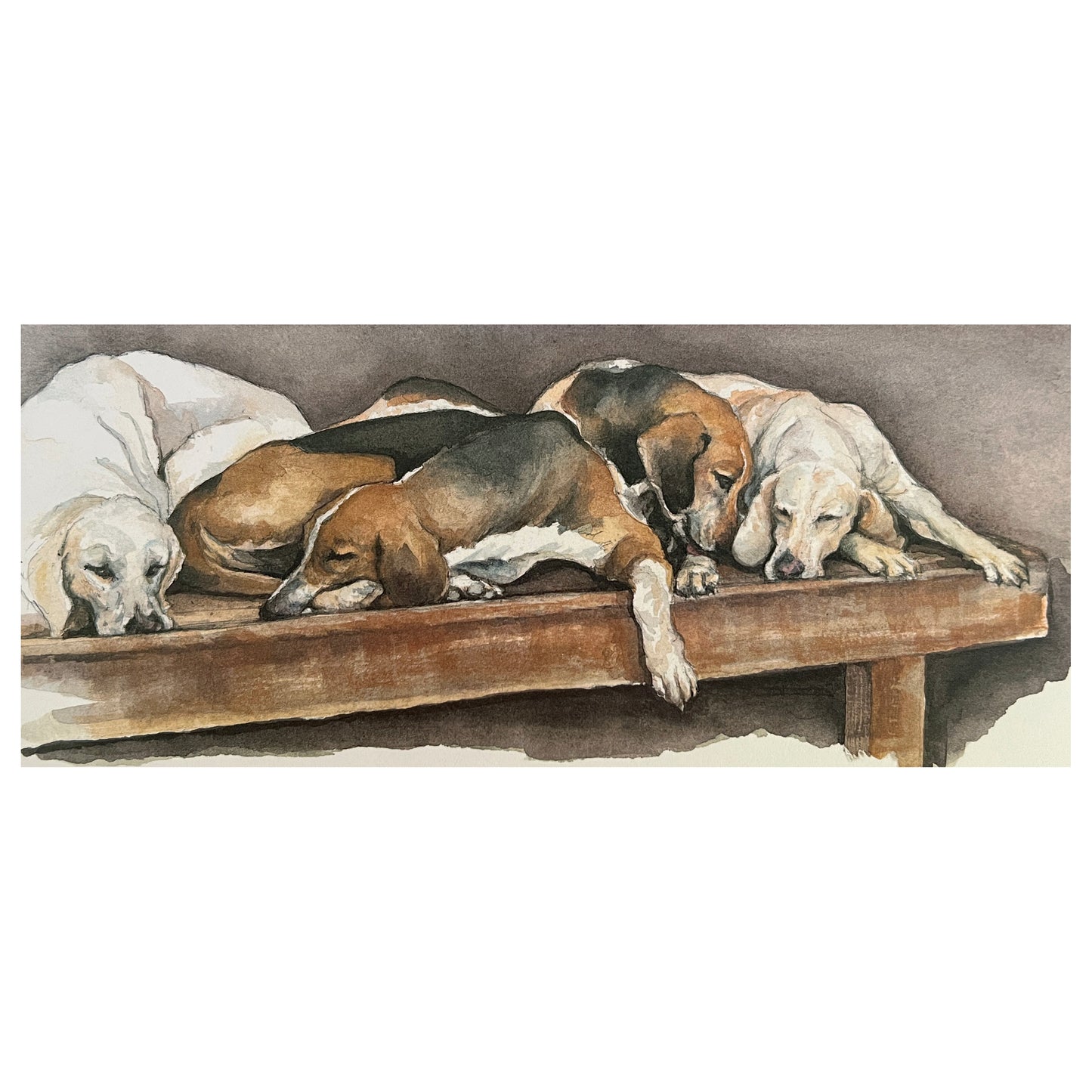 "Sleeping" Greetings Card