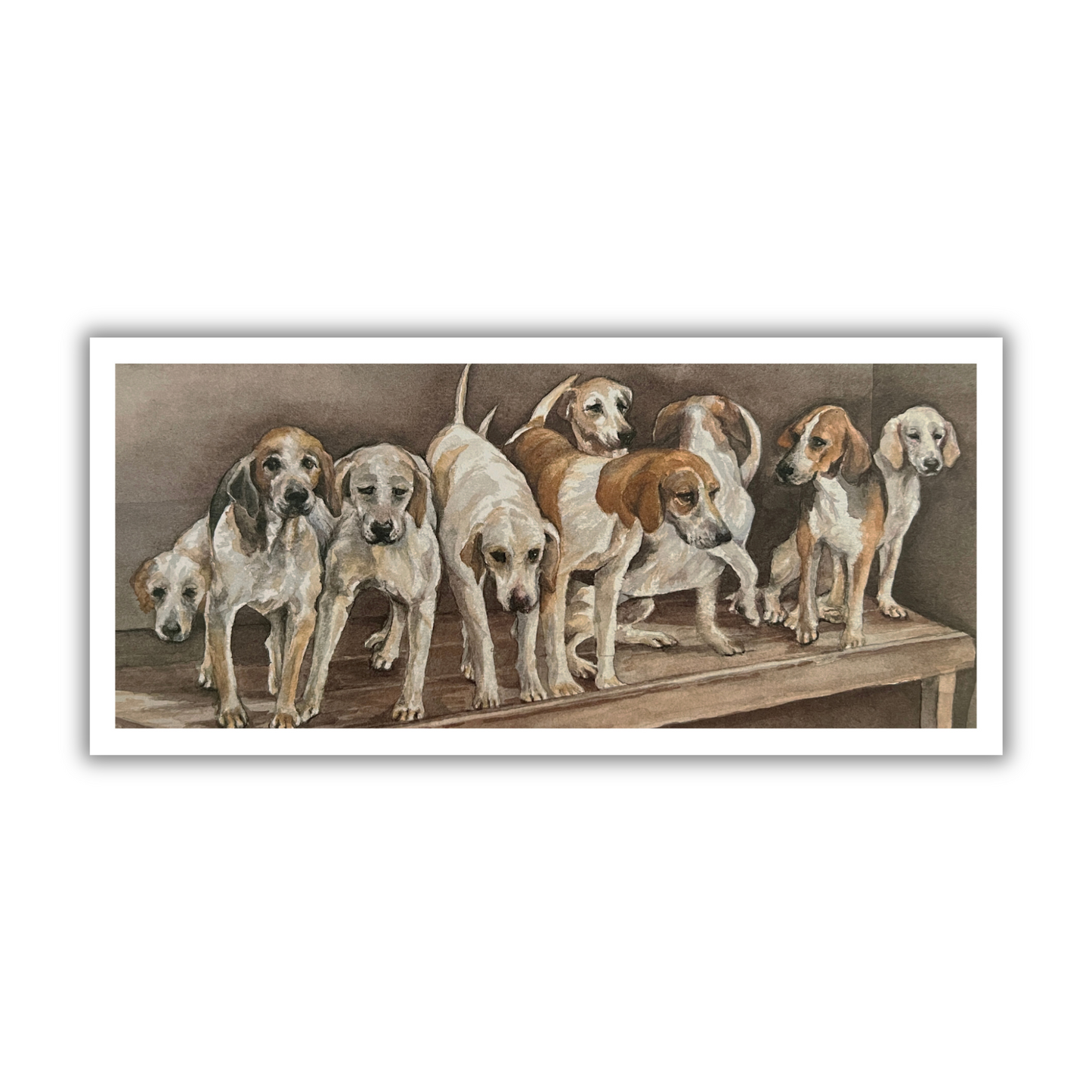 "Waking" Greetings Card